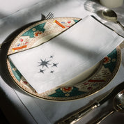 Roupa de mesa Mafra com bordados de Natal