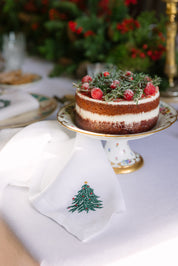 Ropa de mesa Mafra con bordado navideño