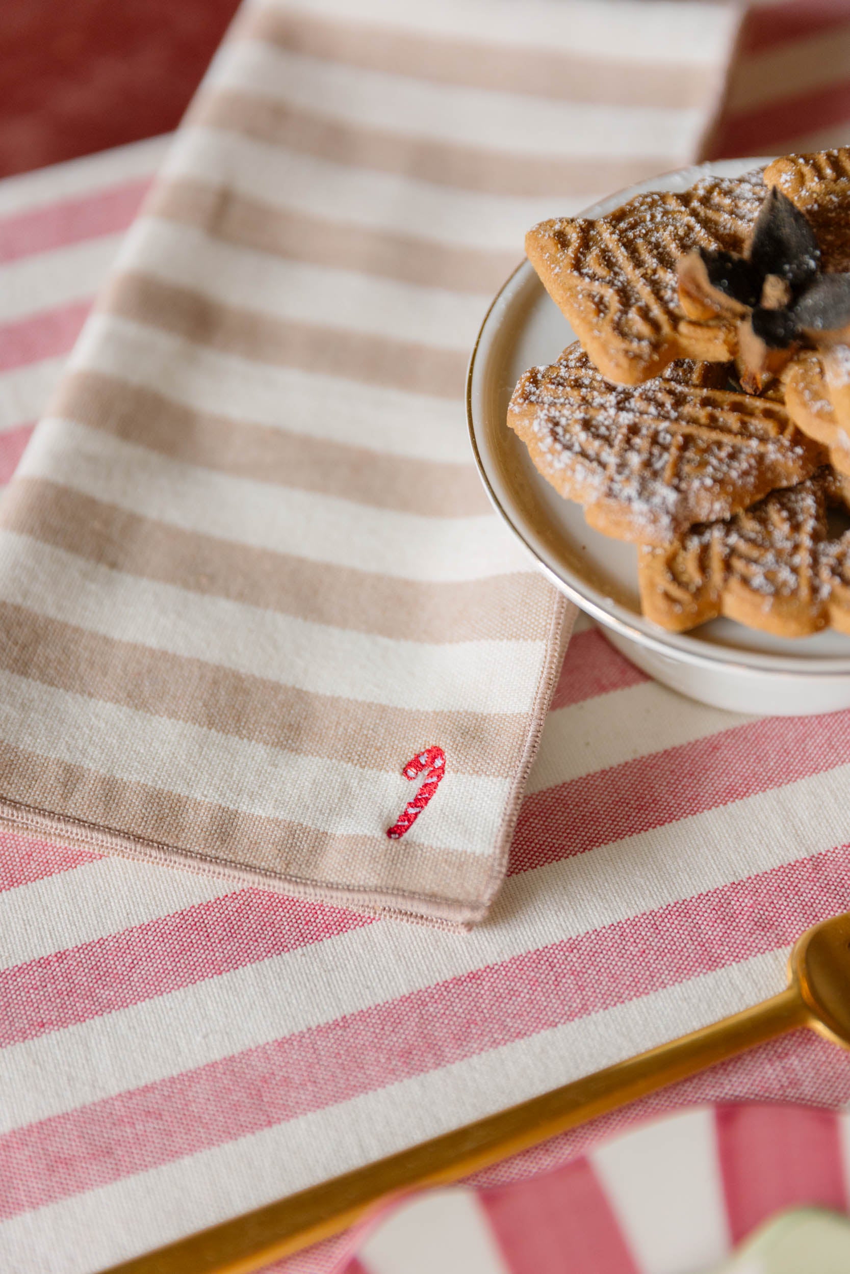 Serviettes Barra avec broderies de Noël