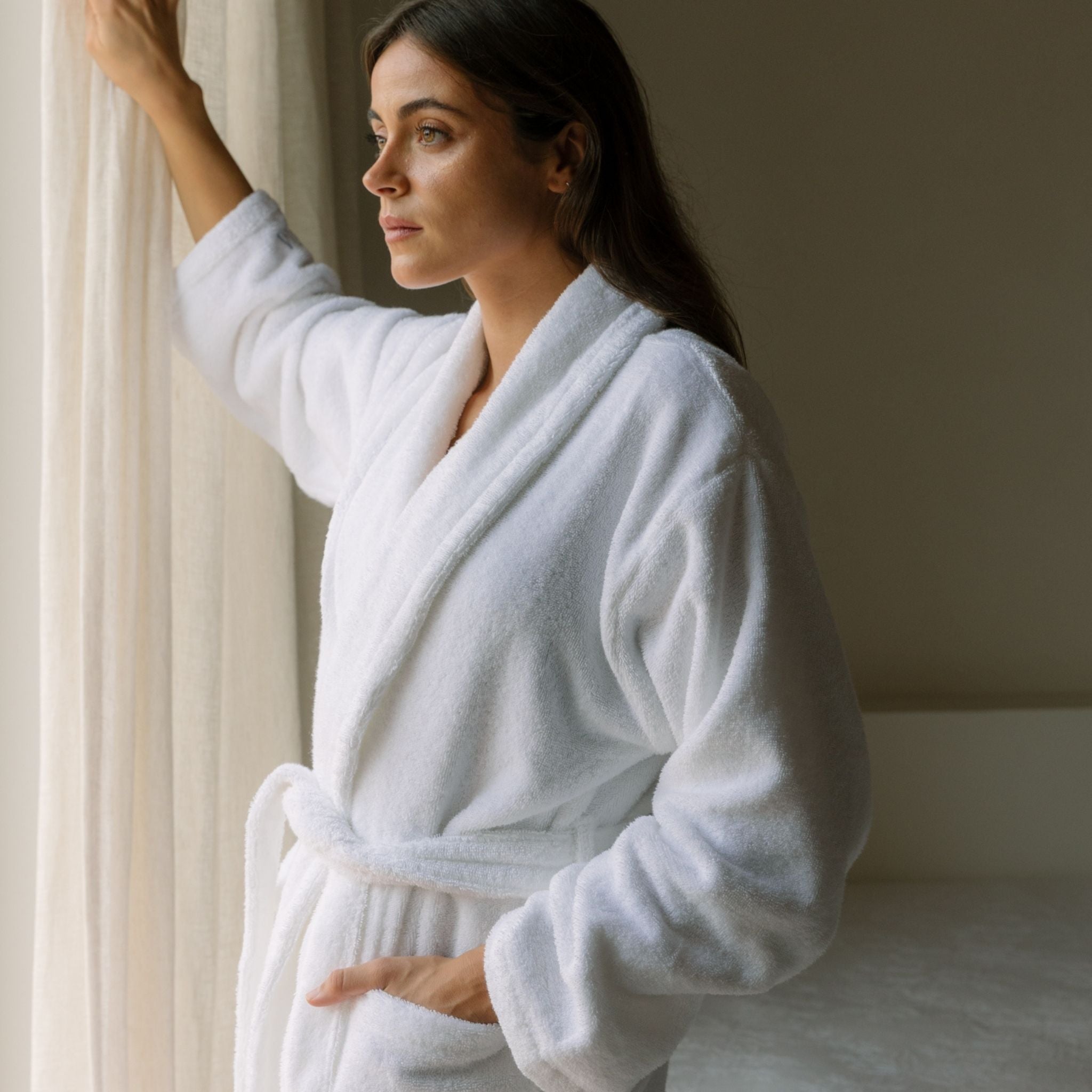 White bathrobe - Torres Novas