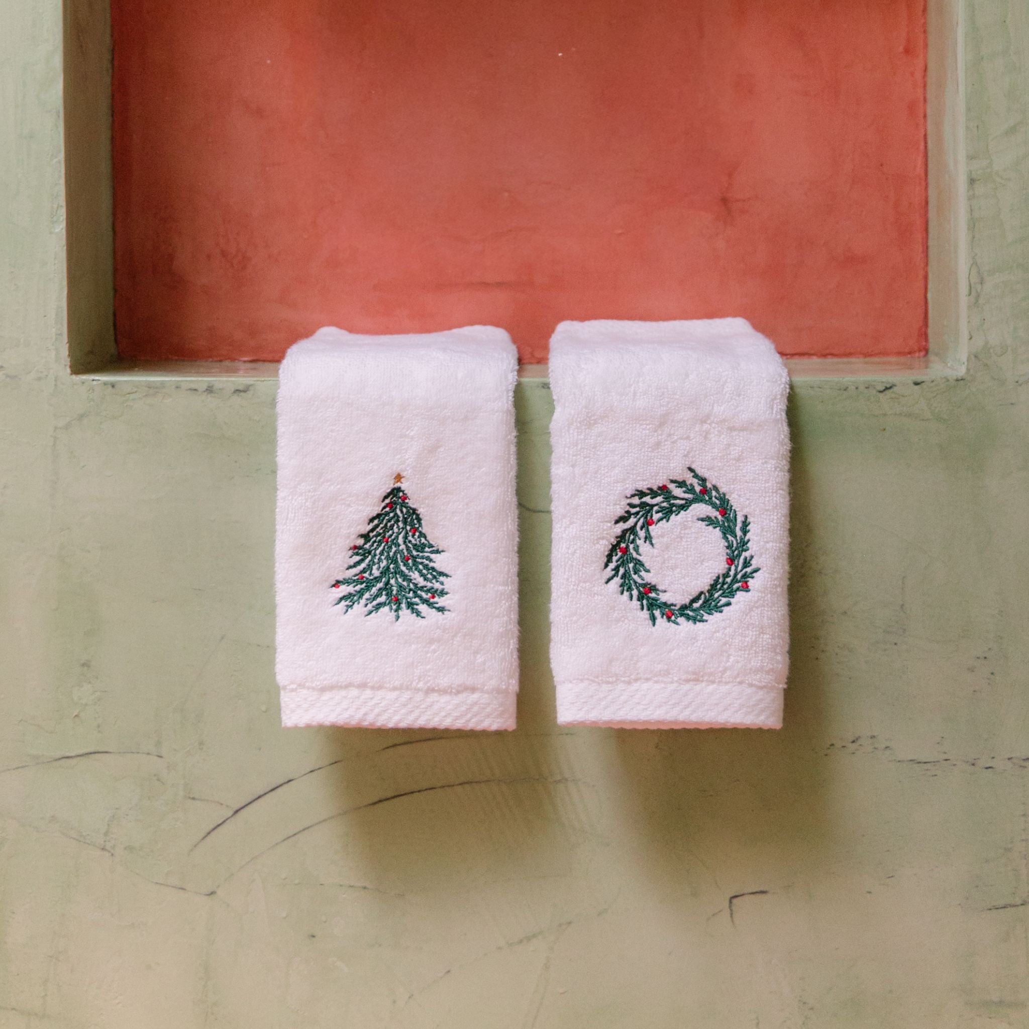 Toallas de baño navideñas