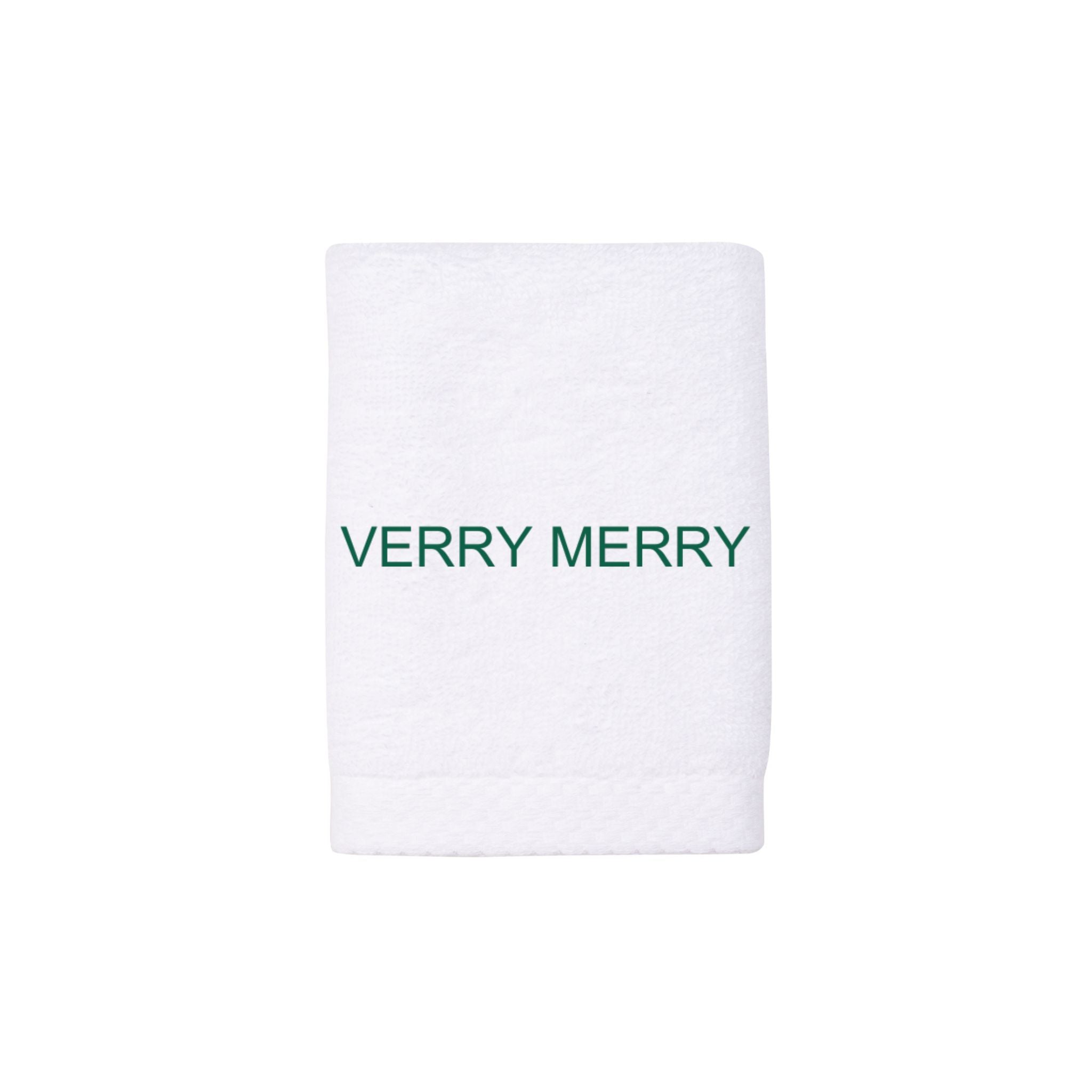 Christmas face towel