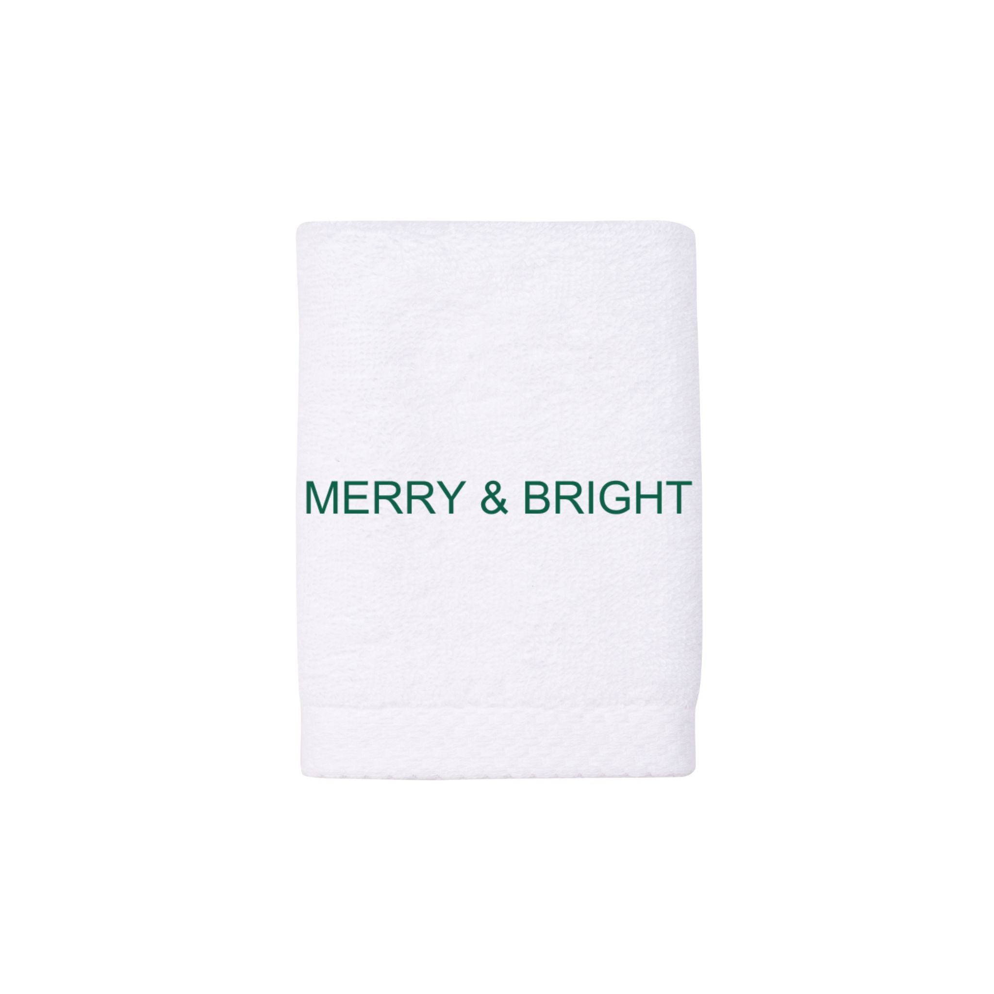 Christmas face towel