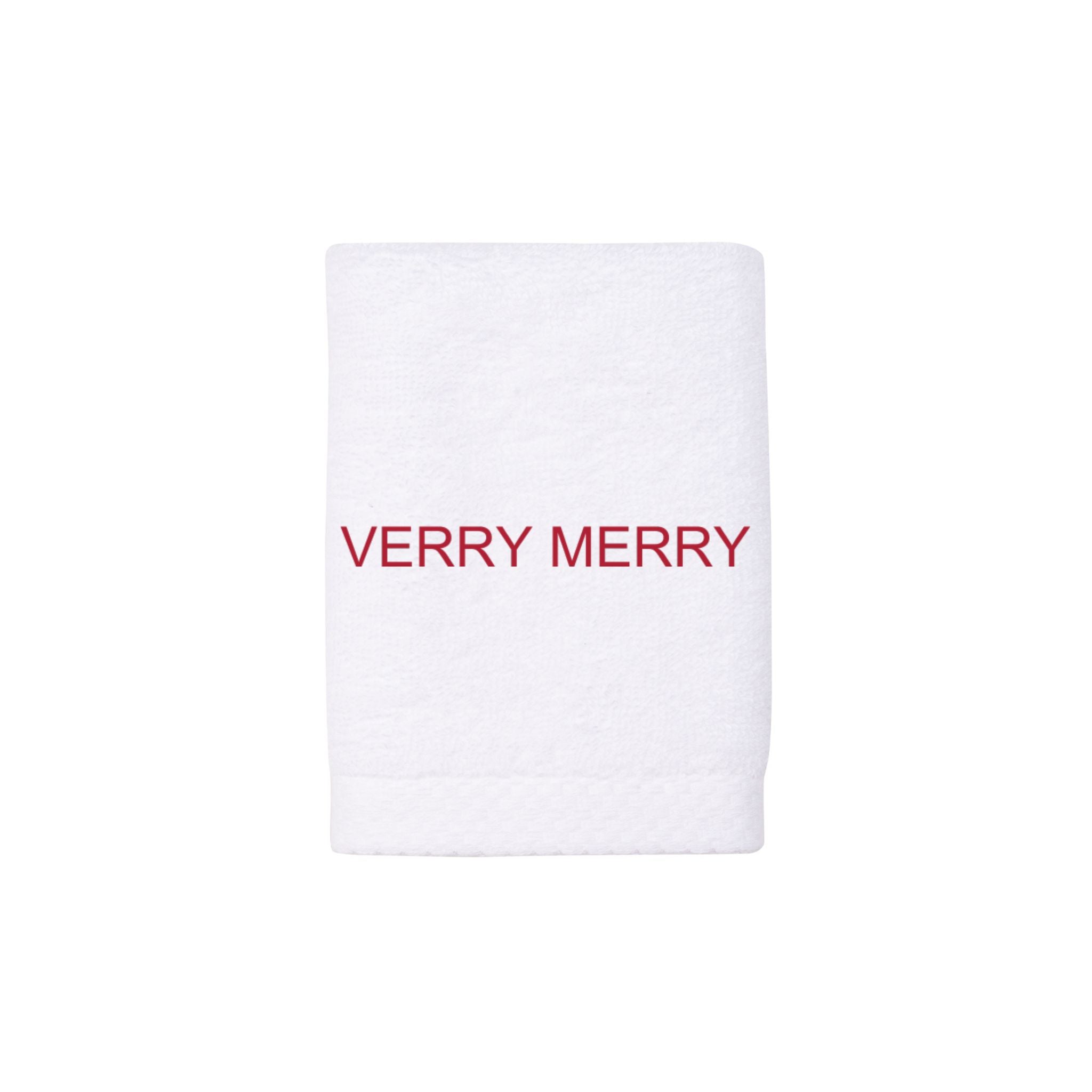 Christmas face towel