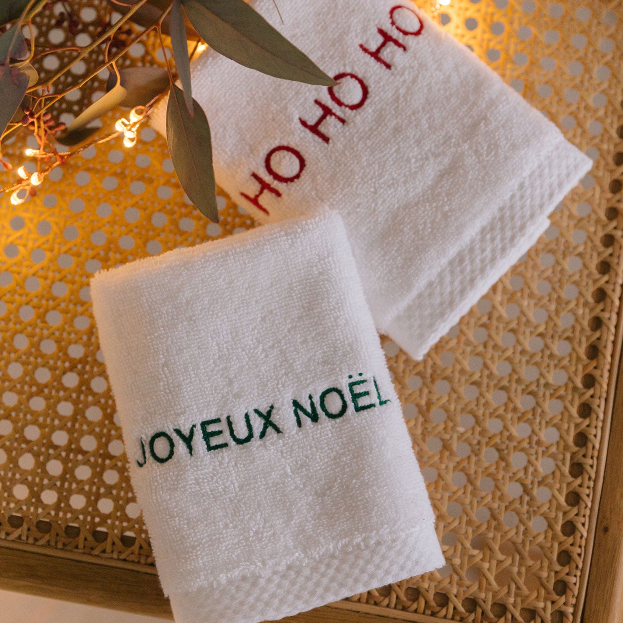 Christmas face towel