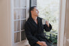 Caviar black bathrobe - Torres Novas
