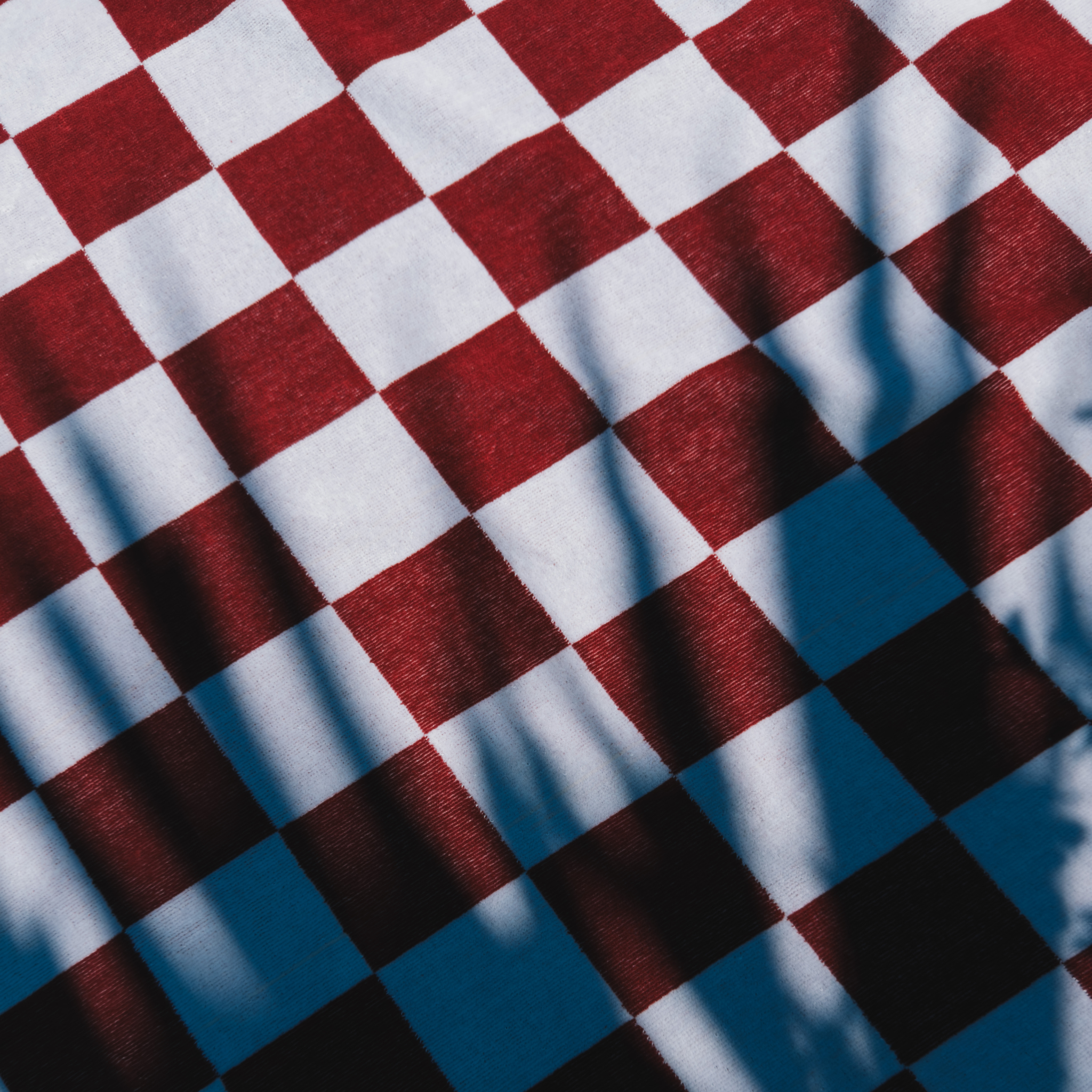 Gibalta à carreaux rouge