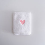 Pink October Embroidered heart