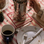 Servilletas con bordados navideños Barra