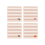 Servilletas bordadas de otoño Barra