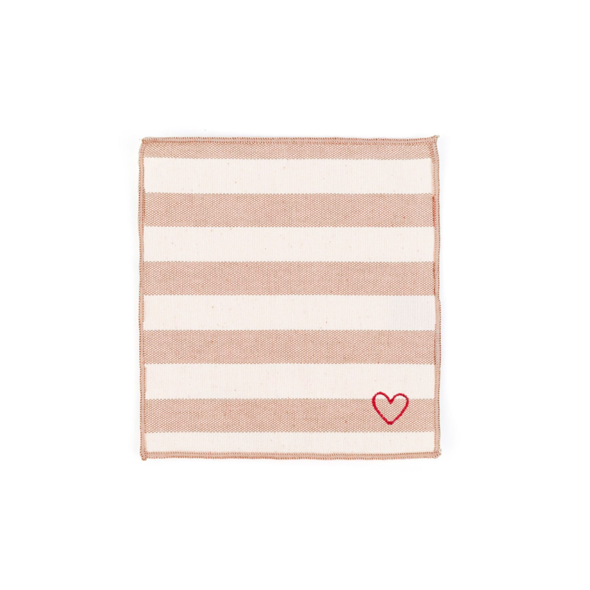 Barra Napkins with heart embroidery