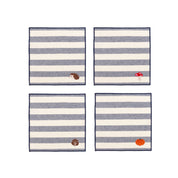 Servilletas bordadas de otoño Barra