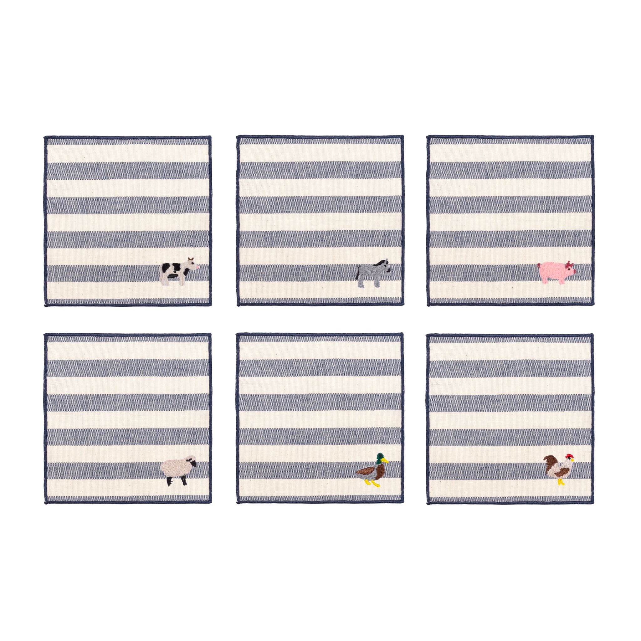 Barra napkins with farm embroidery - Torres Novas