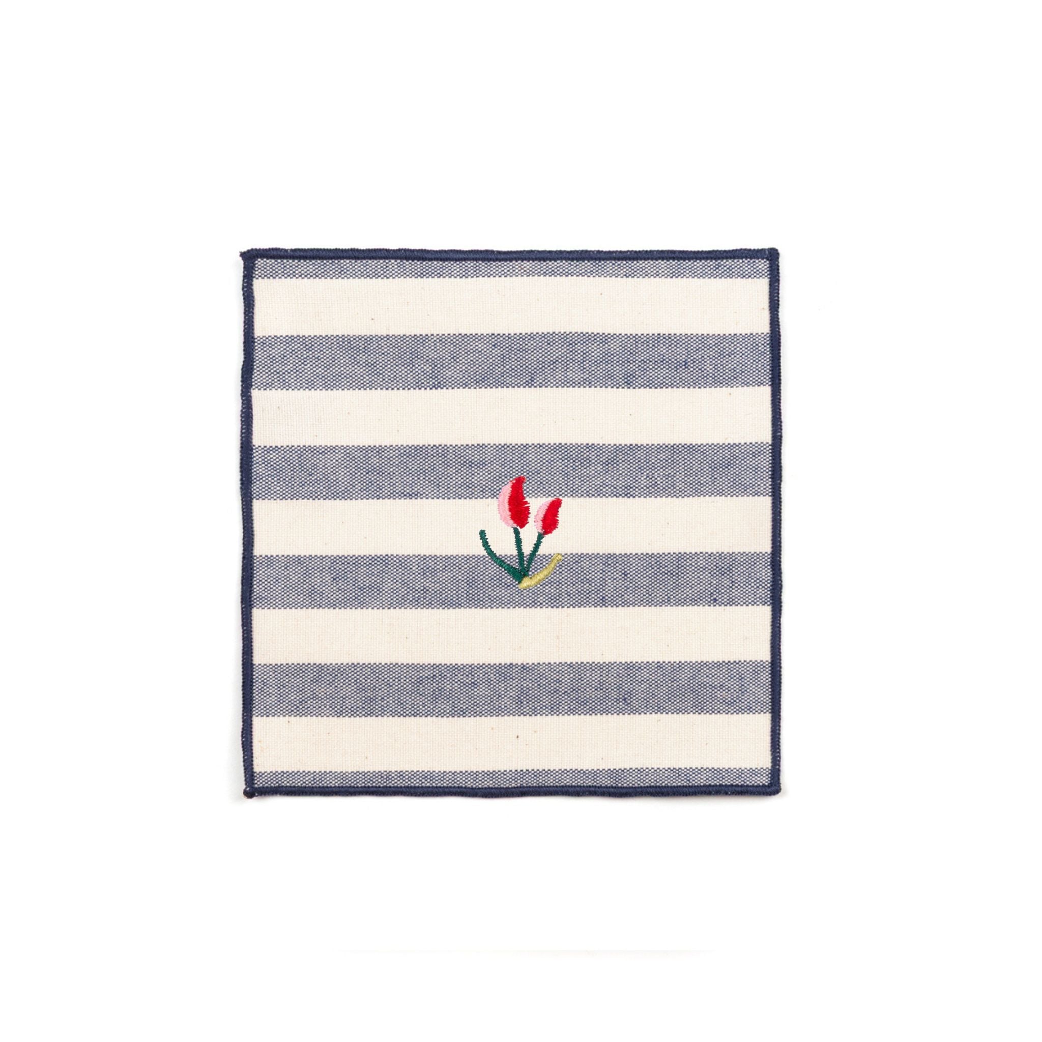 Servilletas Barra con bordados de flores