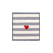 Servilletas Barra con bordado de corazón