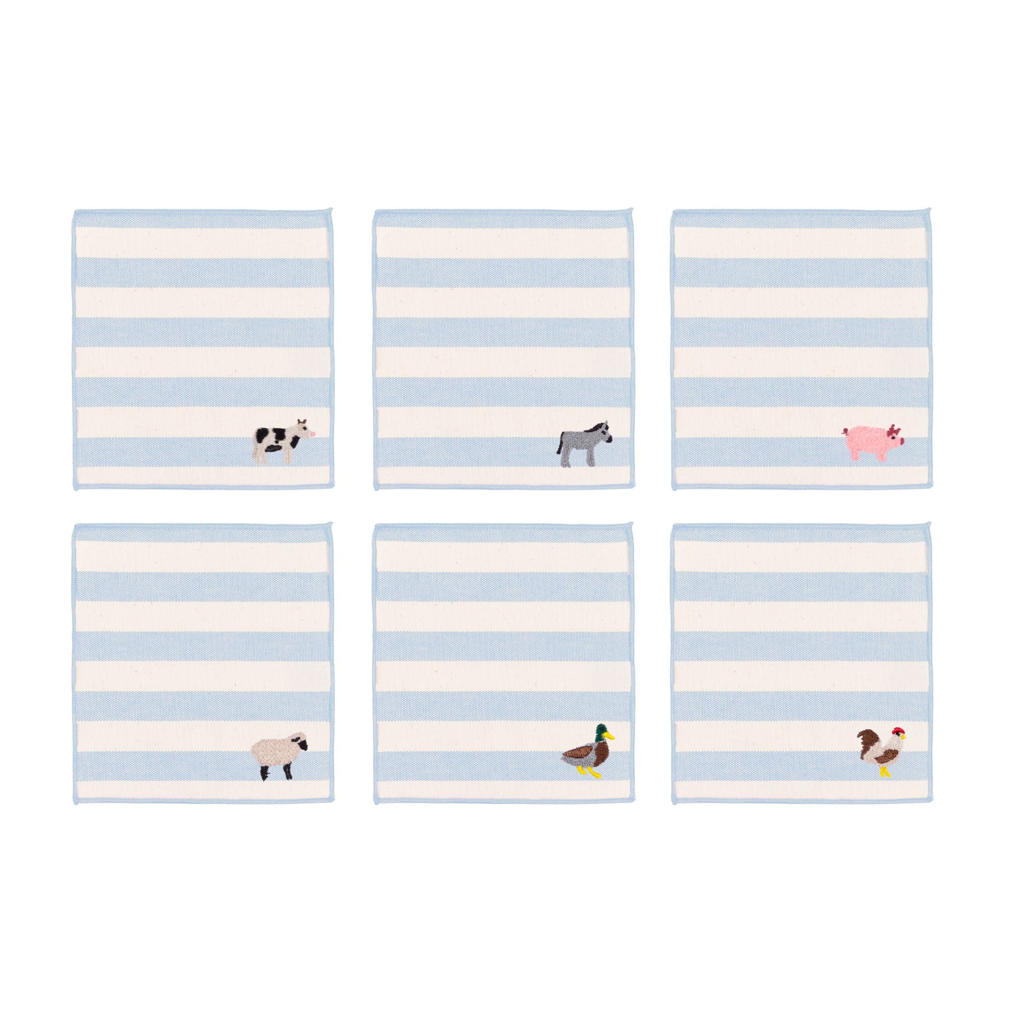 Barra napkins with farm embroidery - Torres Novas