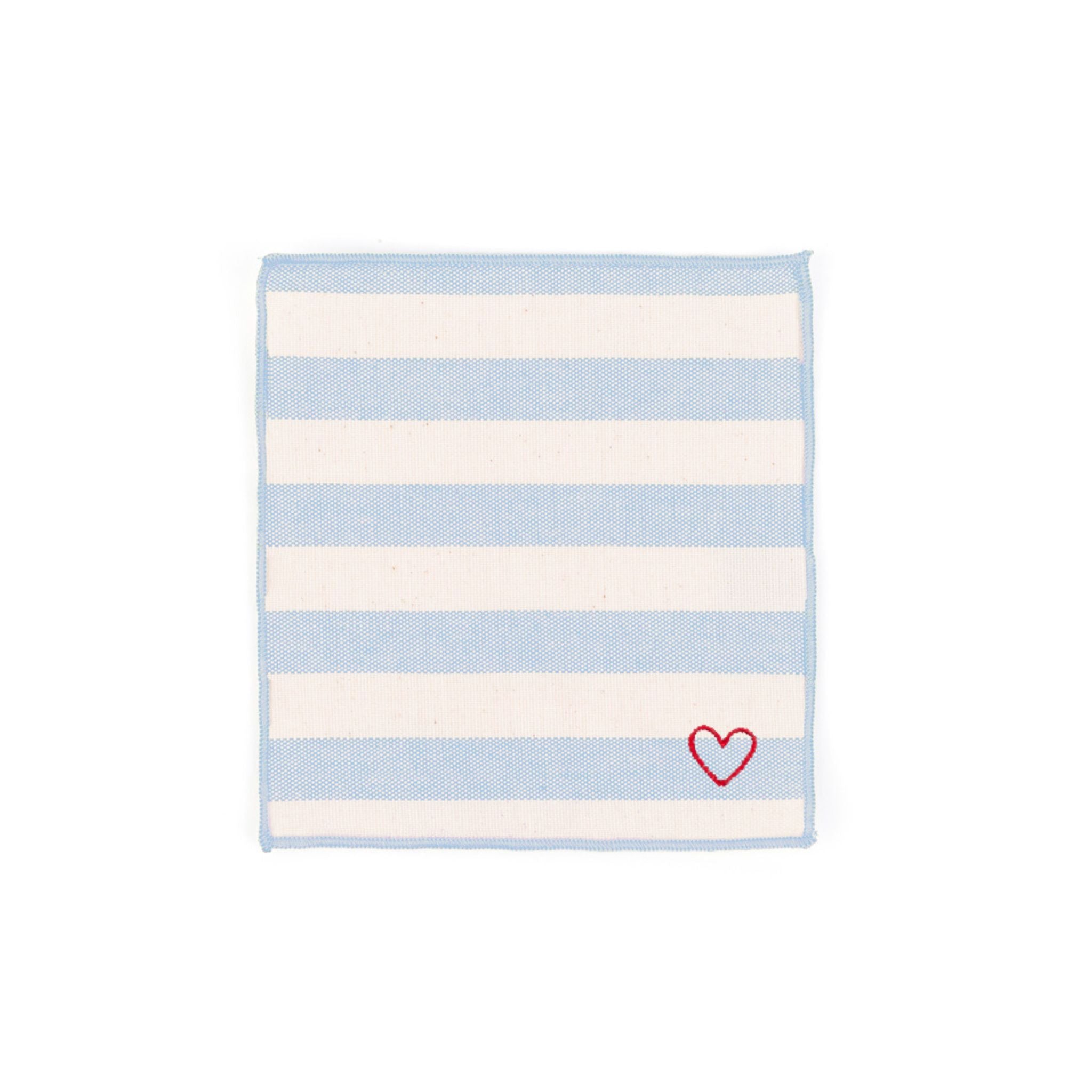 Barra Napkins with heart embroidery
