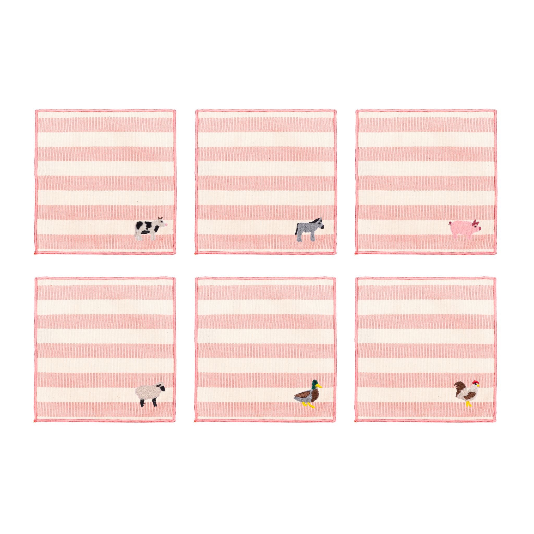 Barra napkins with farm embroidery - Torres Novas