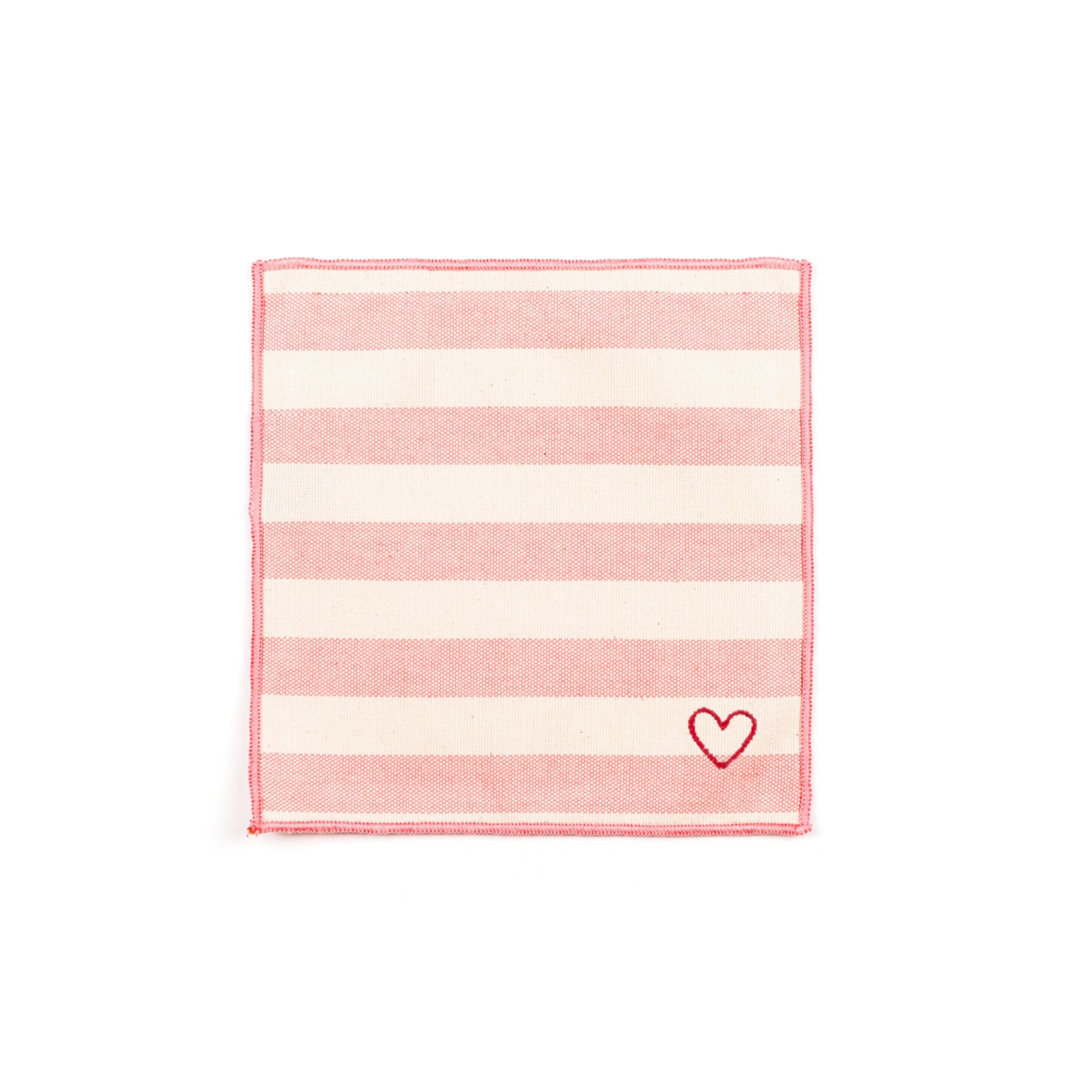 Barra Napkins with heart embroidery