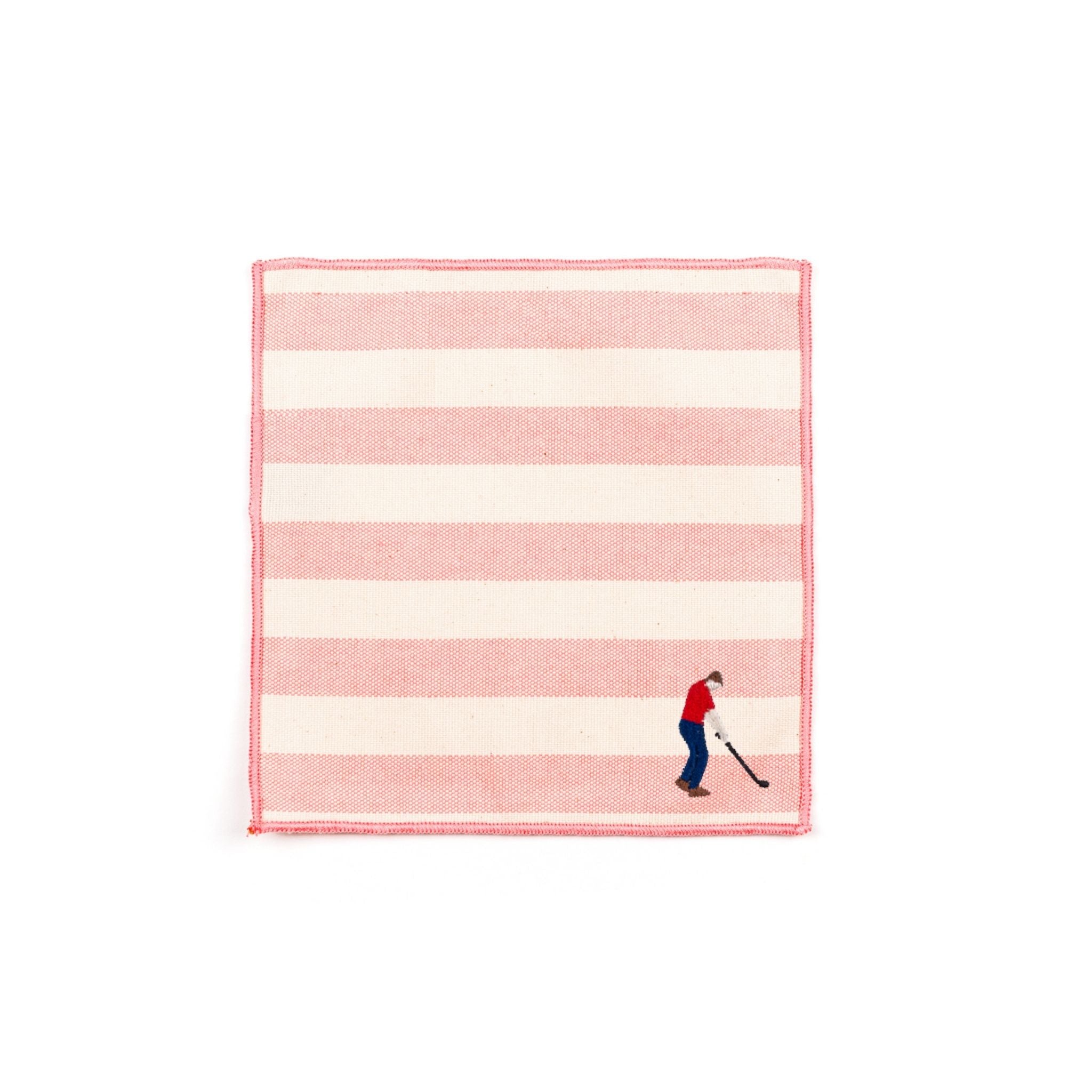 Servilleta barra con deportistas retro