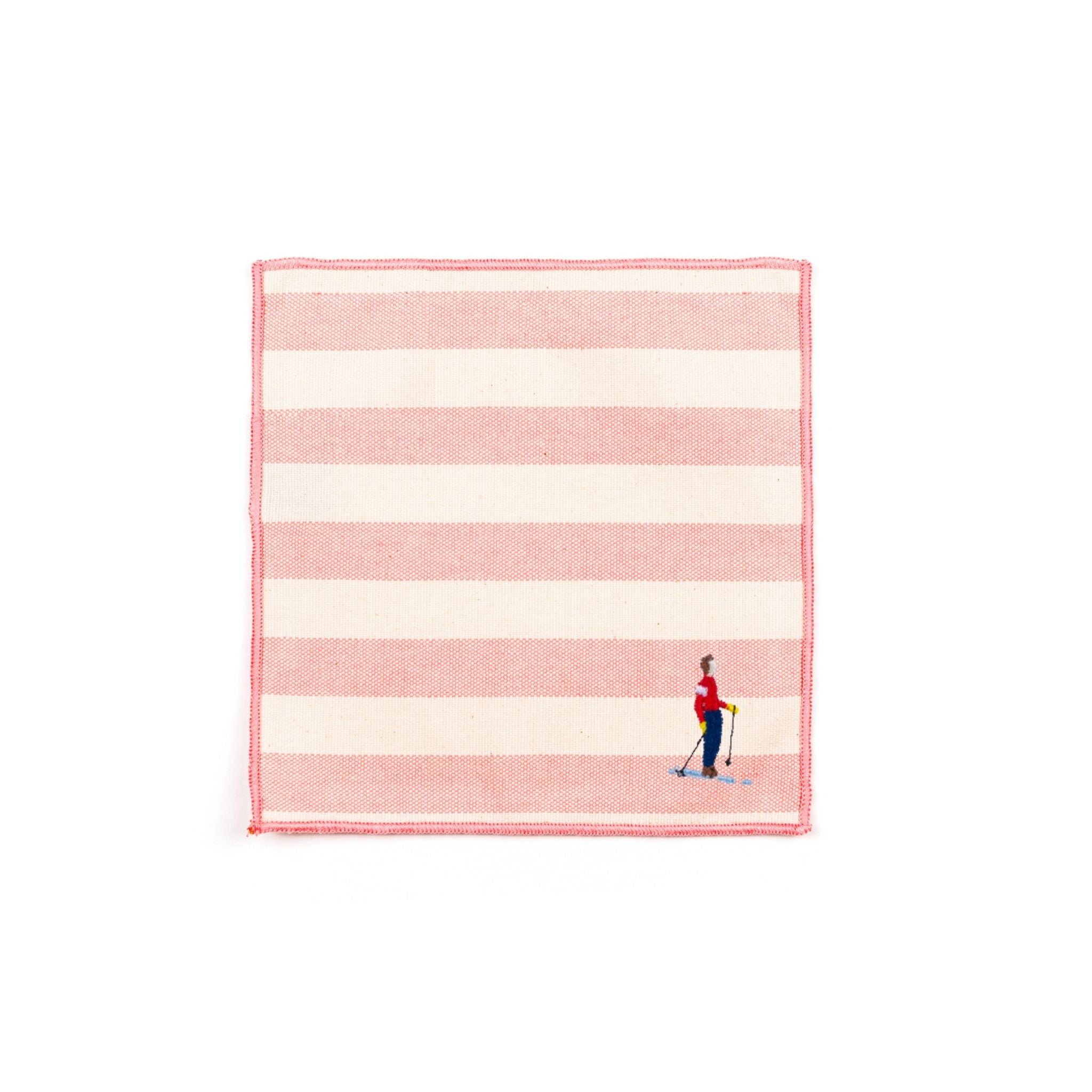 Servilleta barra con deportistas retro