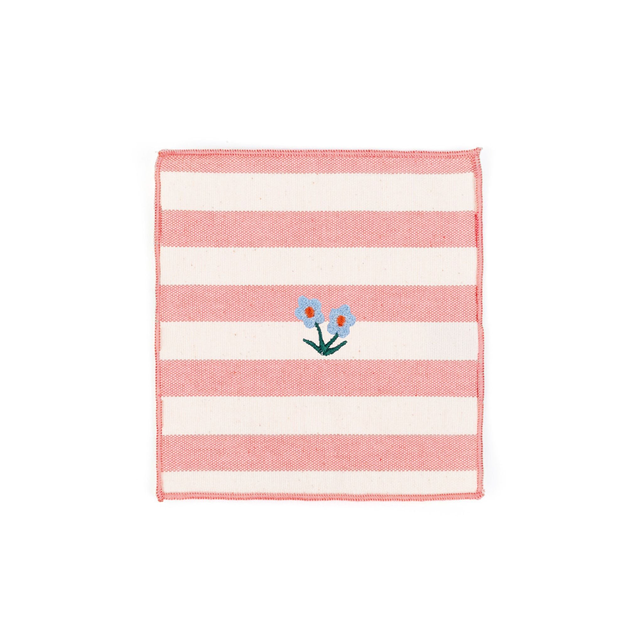 Servilletas Barra con bordados de flores