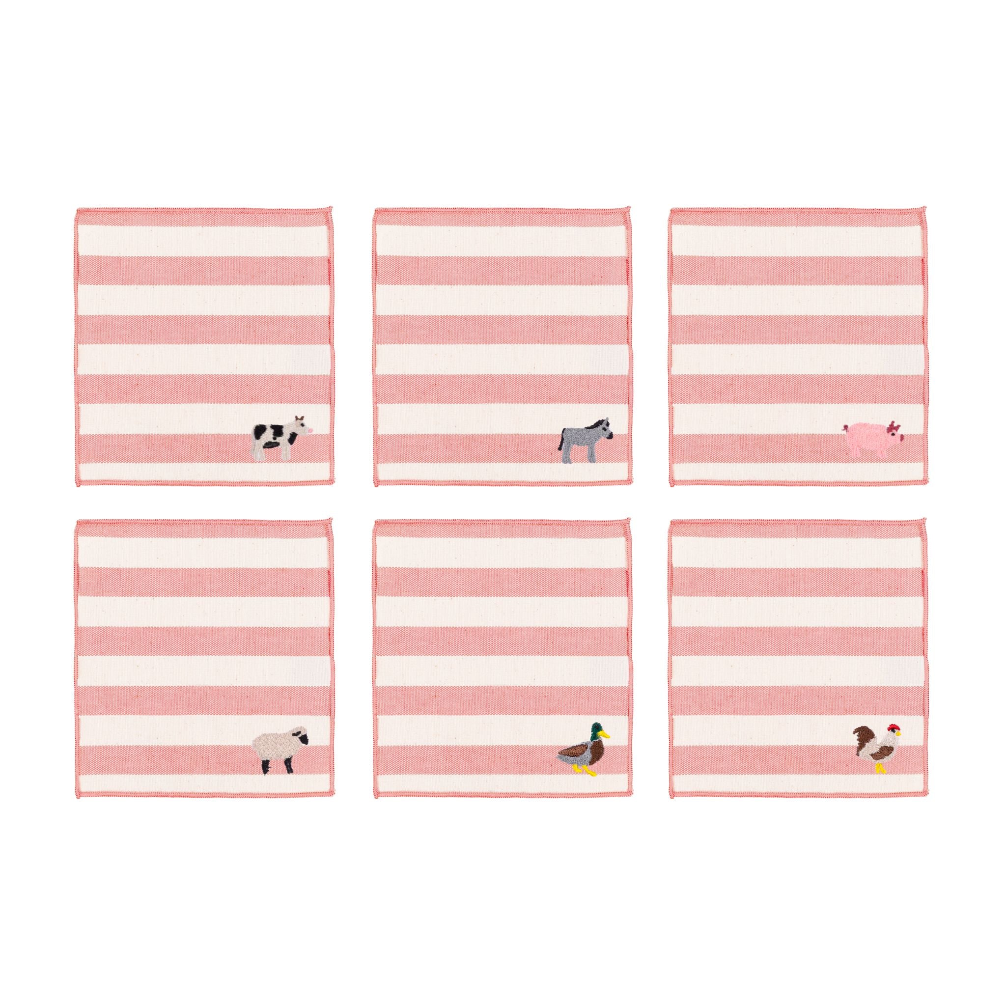 Barra napkins with farm embroidery - Torres Novas