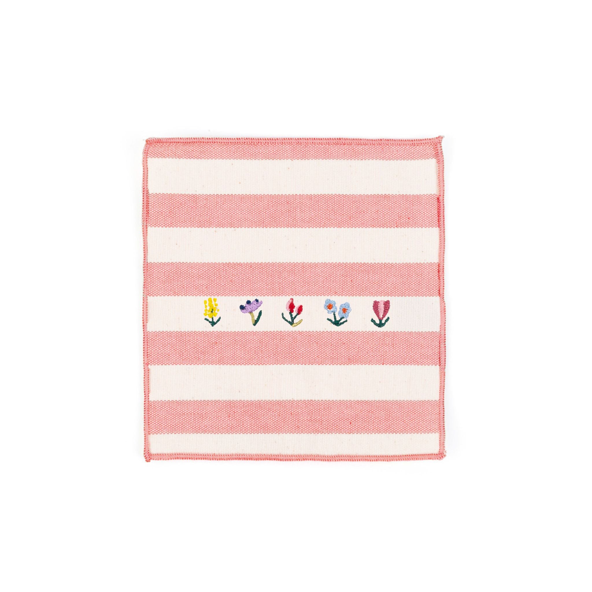Servilletas Barra con bordados de flores