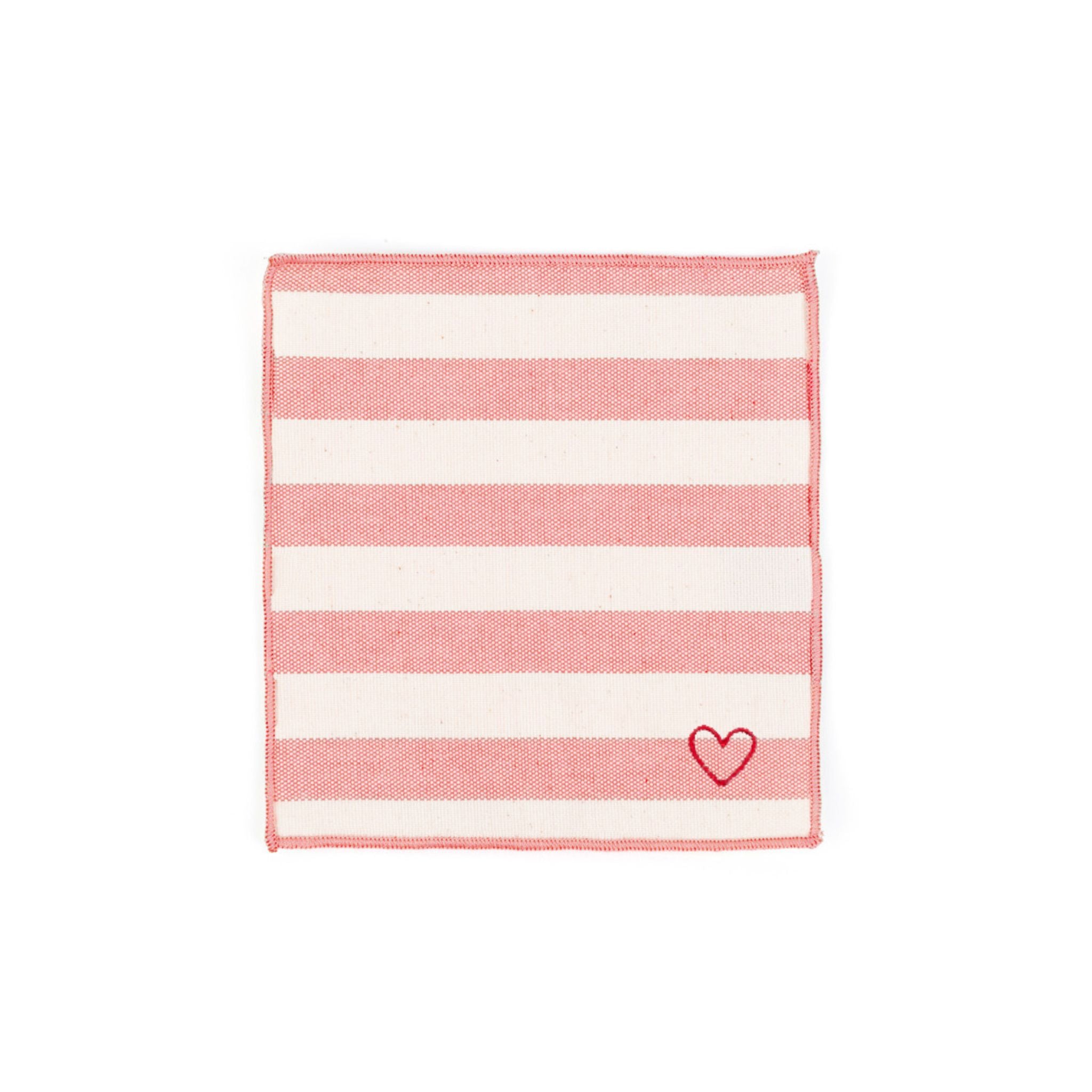 Barra Napkins with heart embroidery