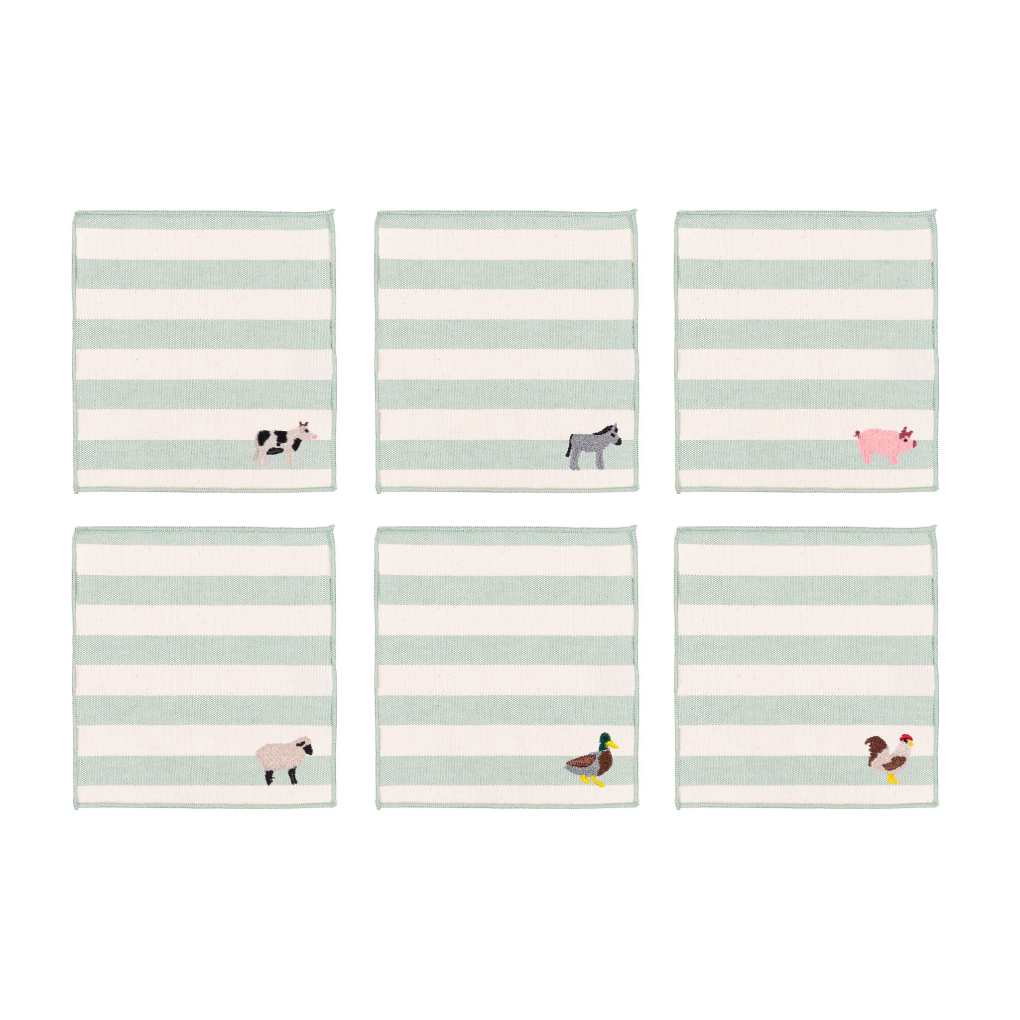 Barra napkins with farm embroidery - Torres Novas