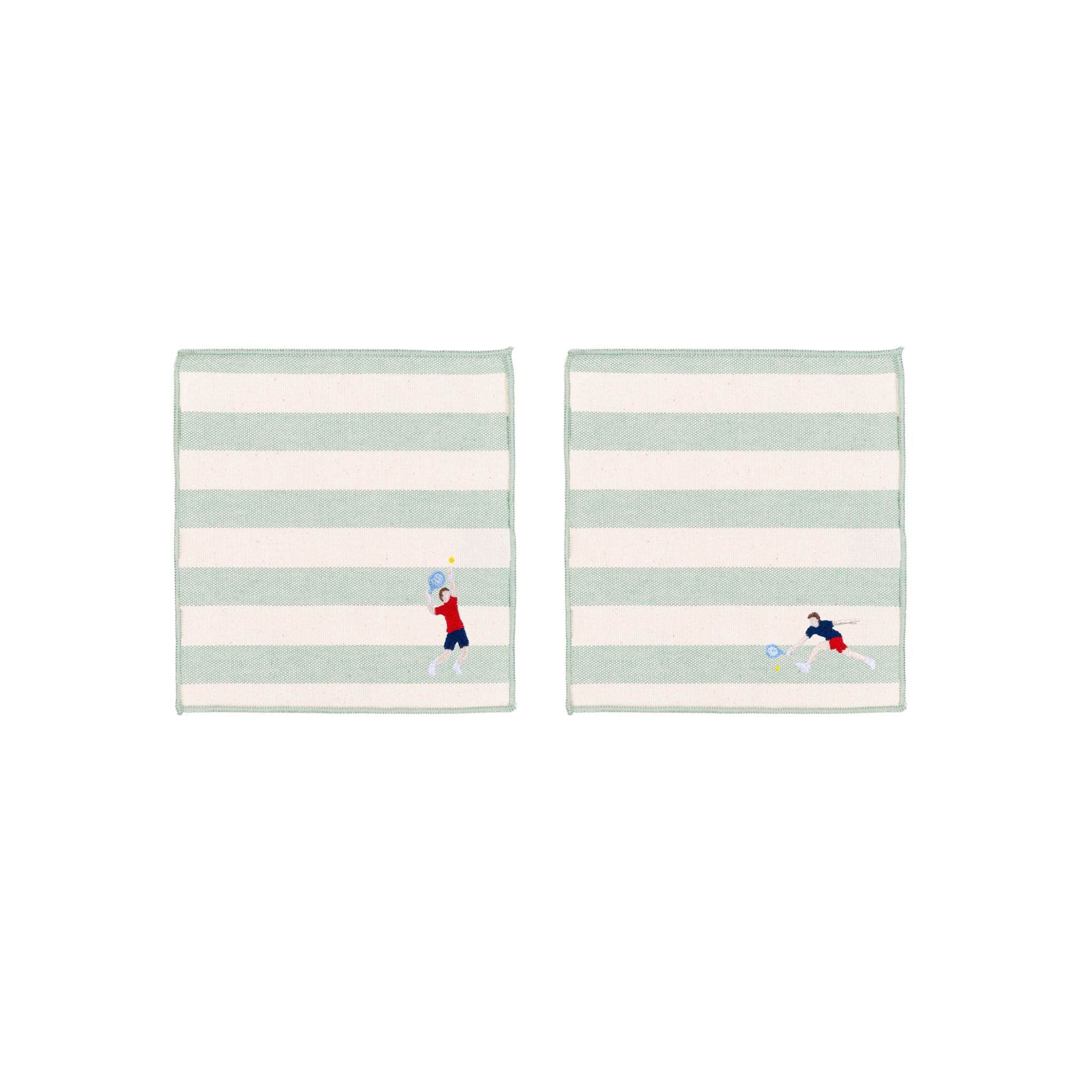 Servilleta barra con deportistas retro