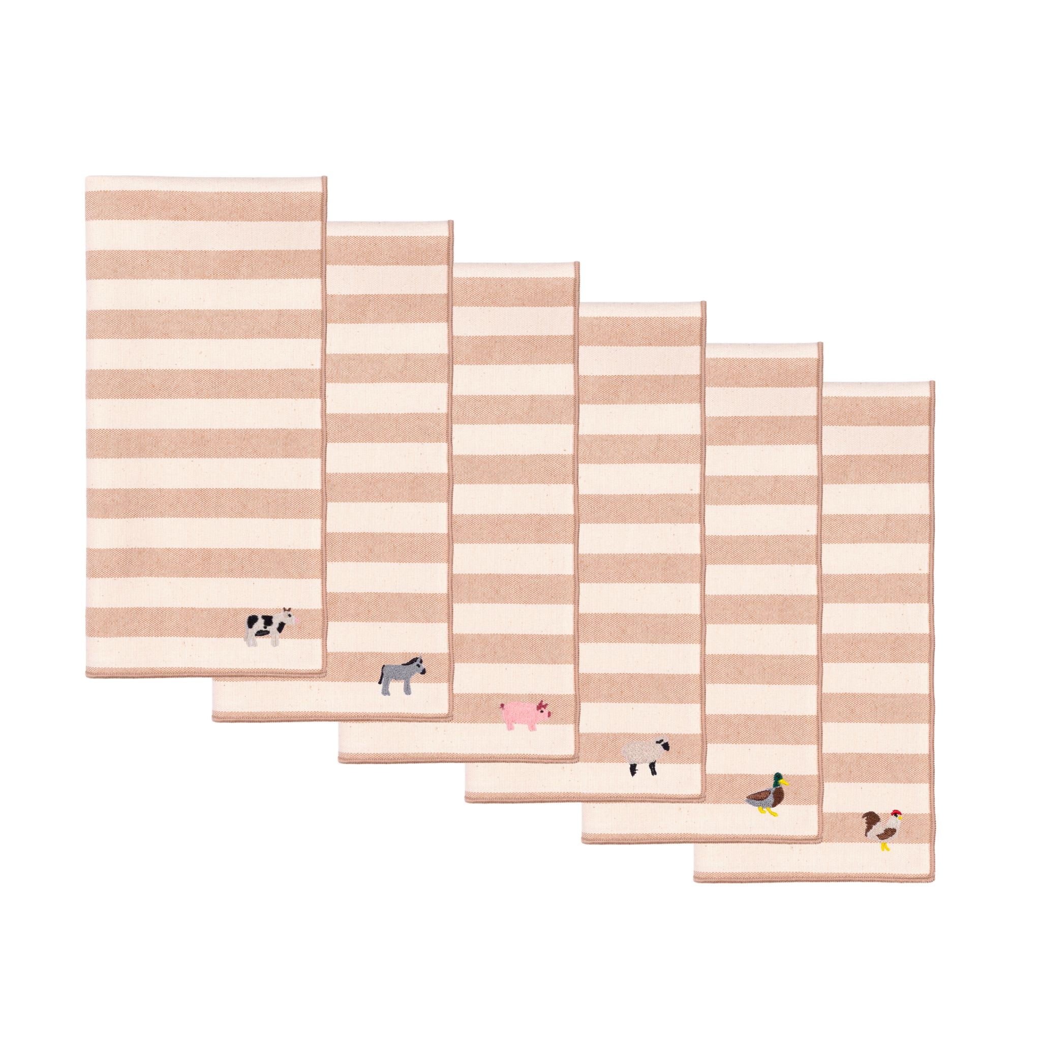 Barra napkins with farm embroidery - Torres Novas