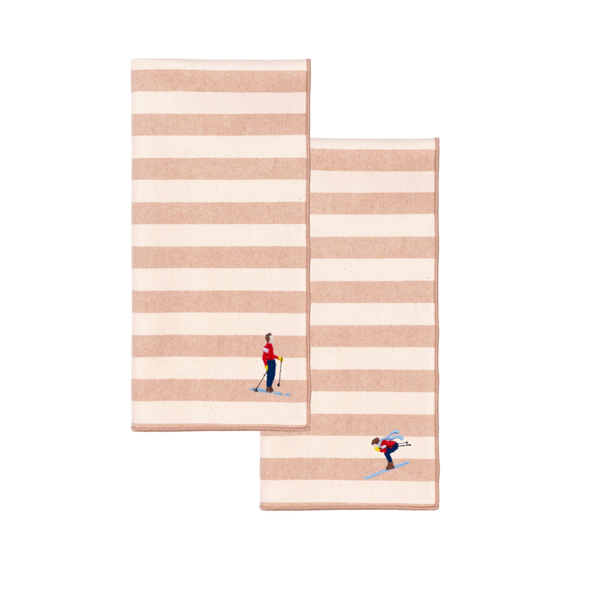 Servilleta barra con deportistas retro
