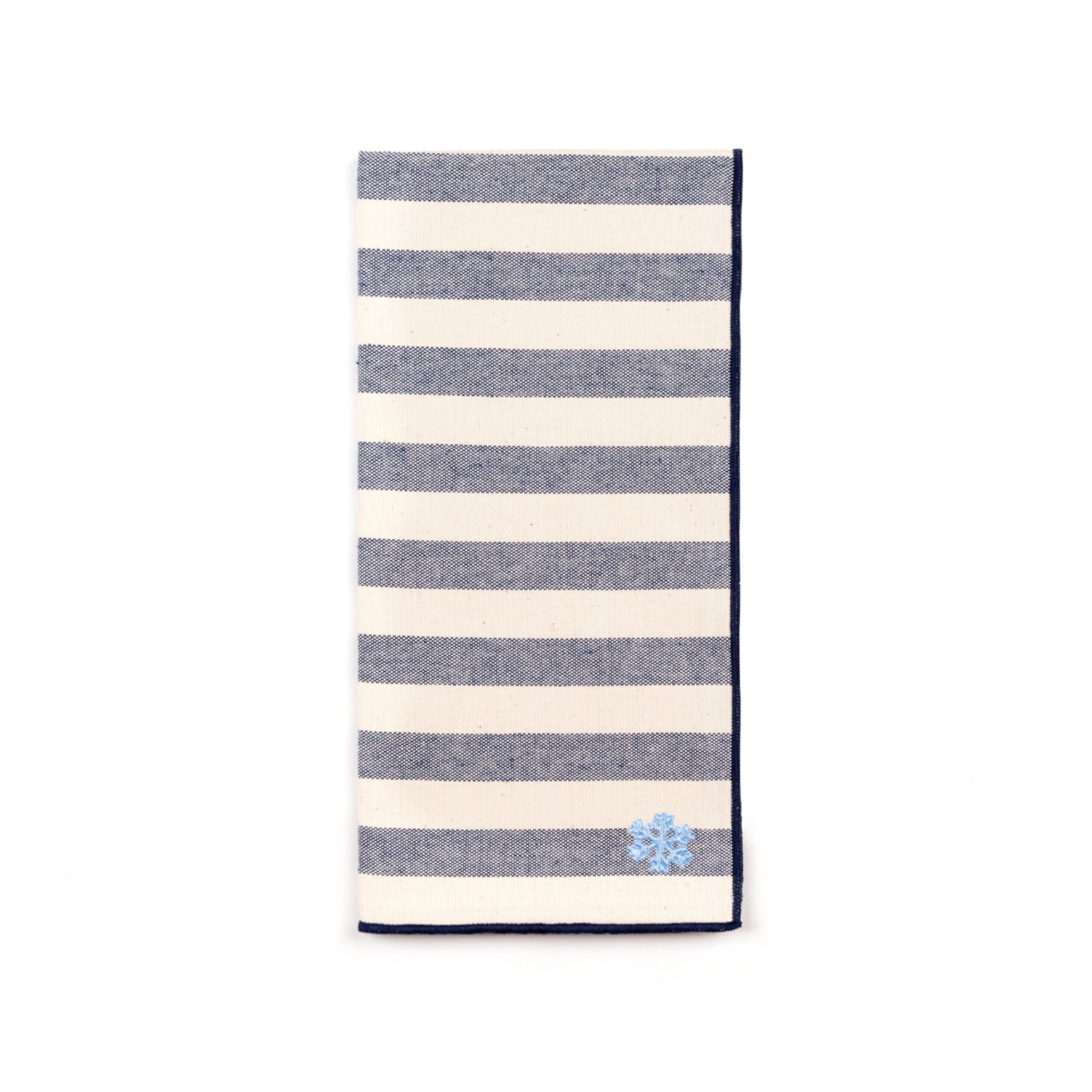 Servilletas Barra con pequeños bordados navideños