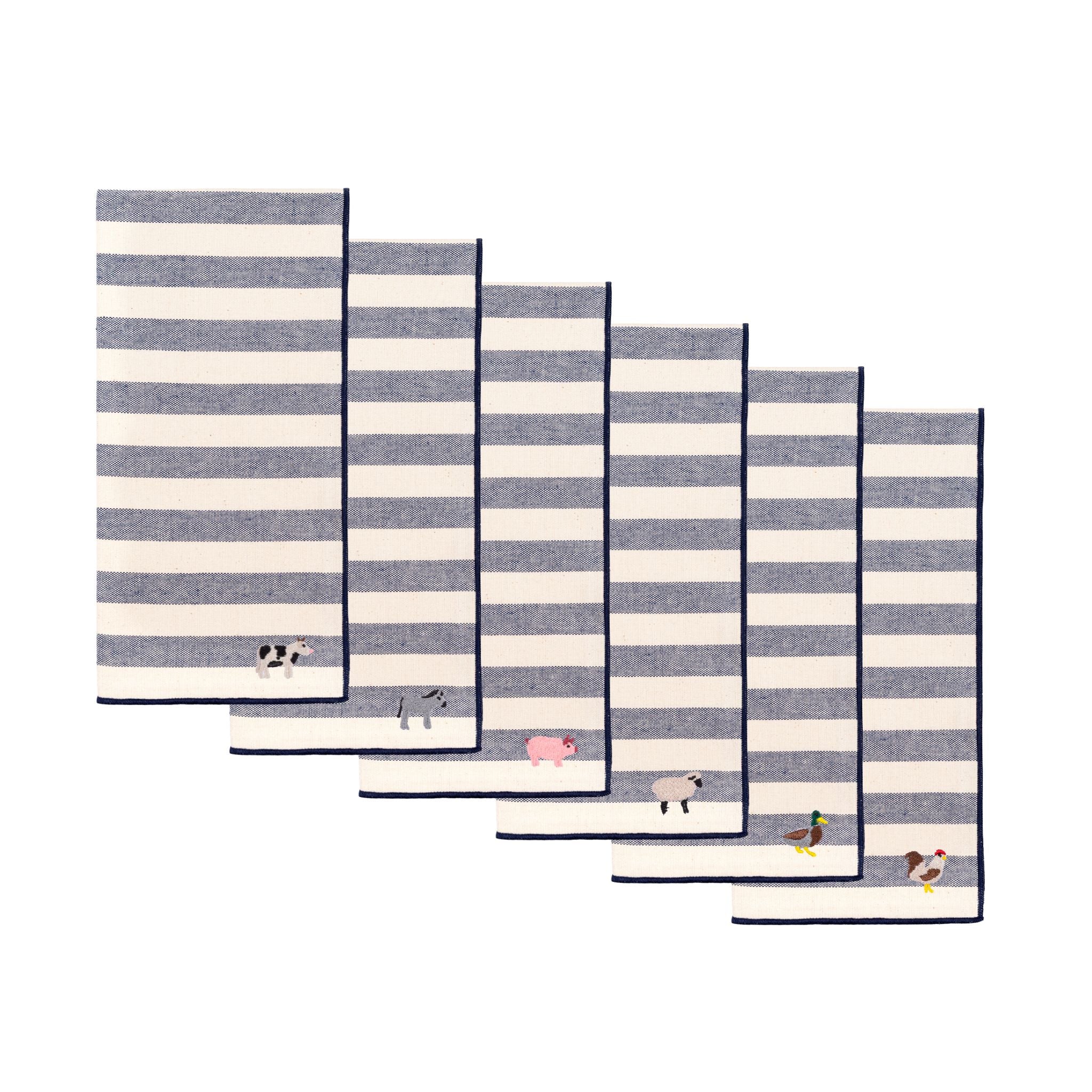 Barra napkins with farm embroidery - Torres Novas