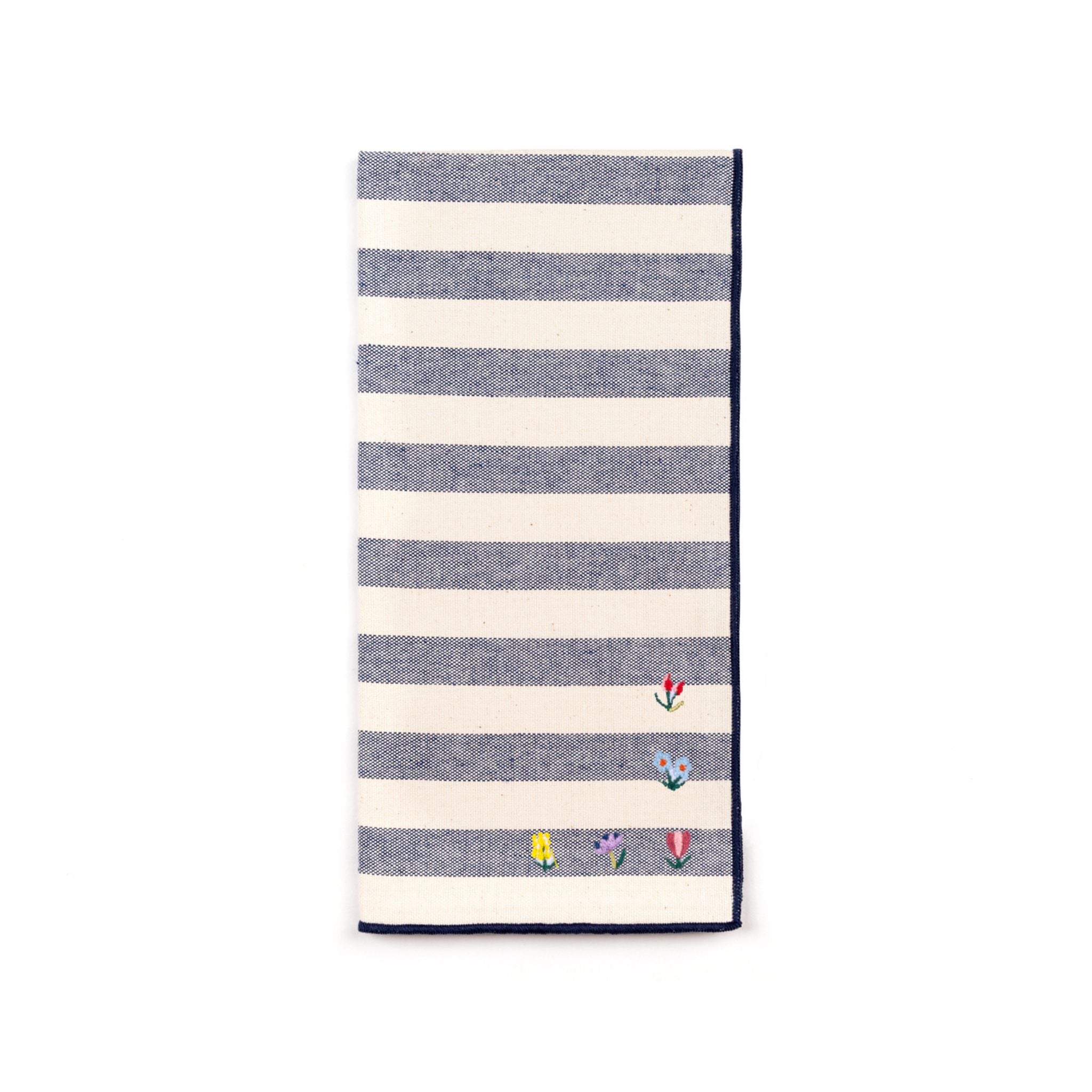 Barra napkin with flower embroidery