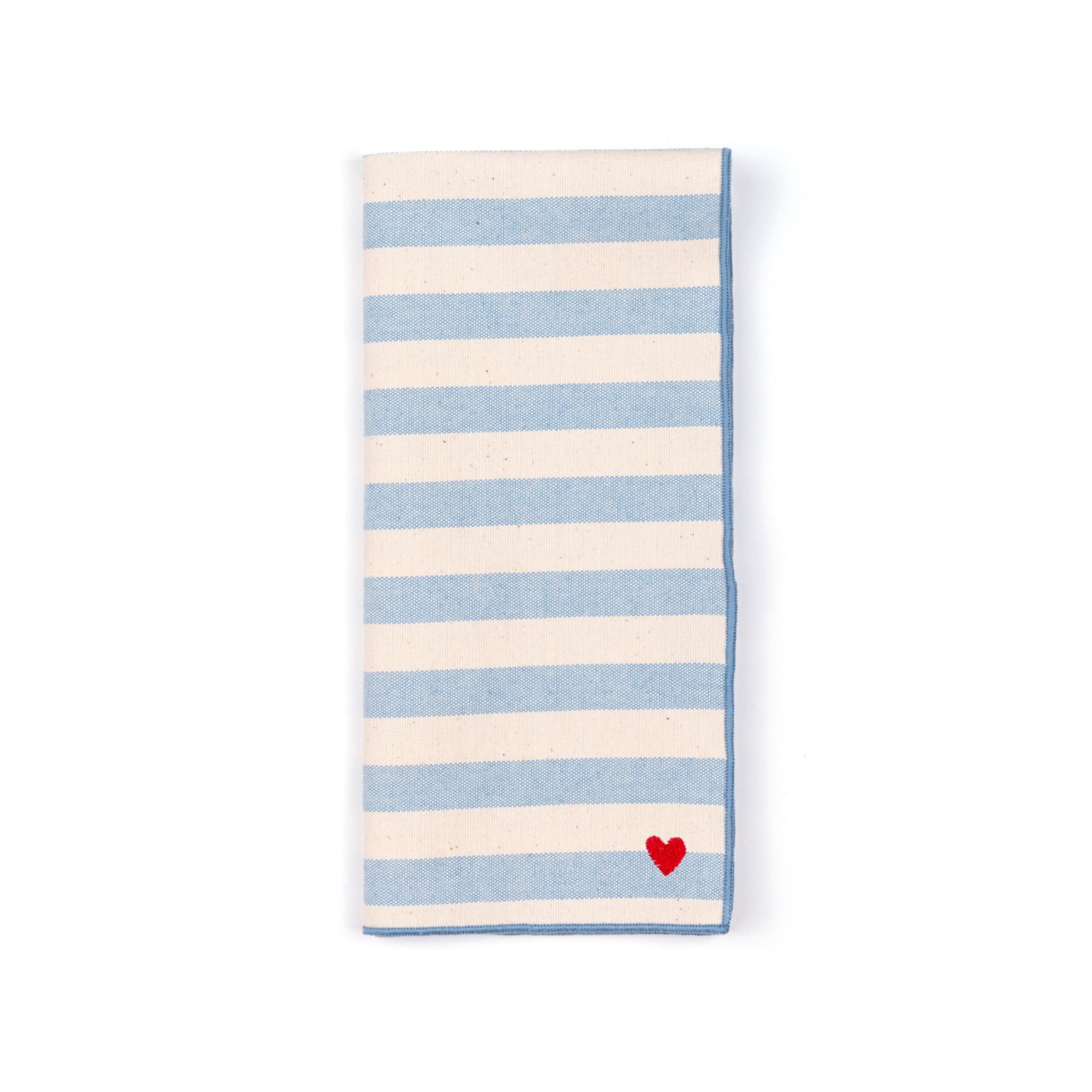Barra Napkins with heart embroidery