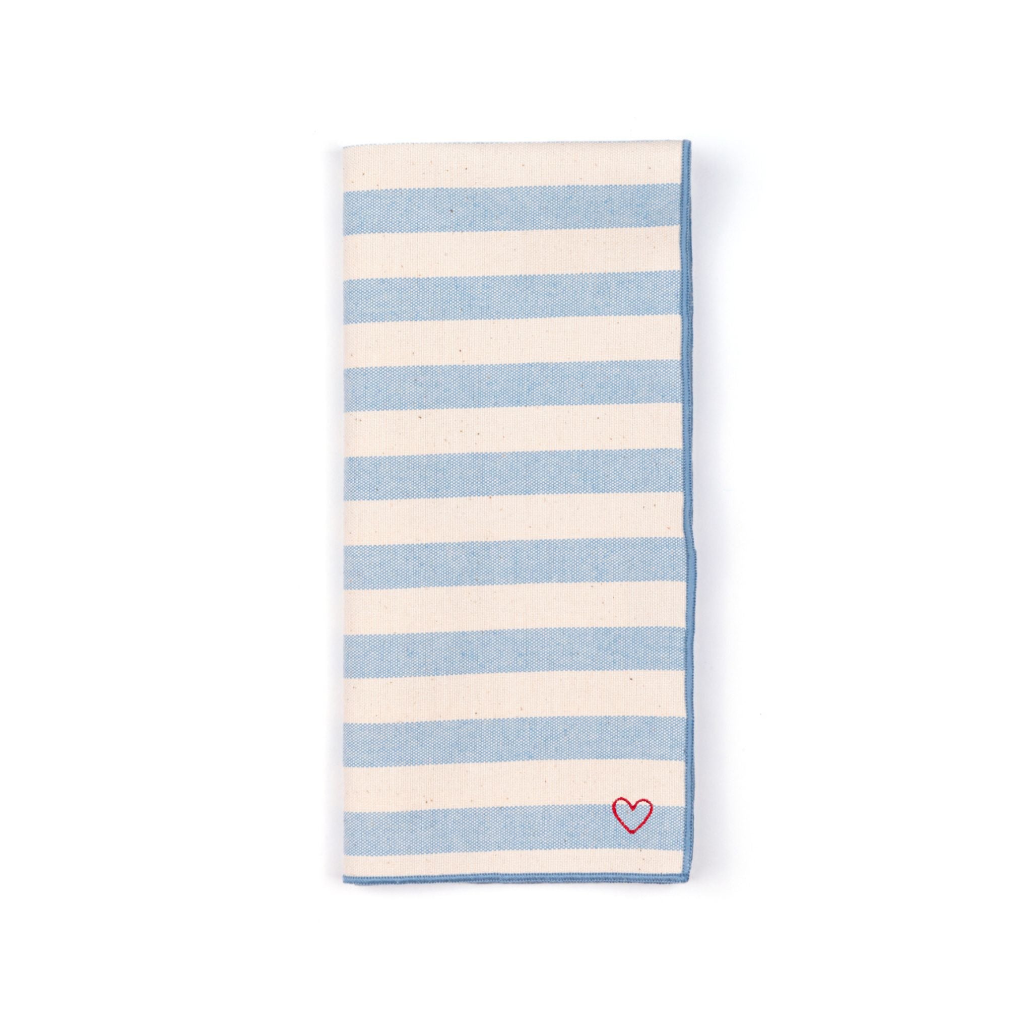 Barra Napkins with heart embroidery