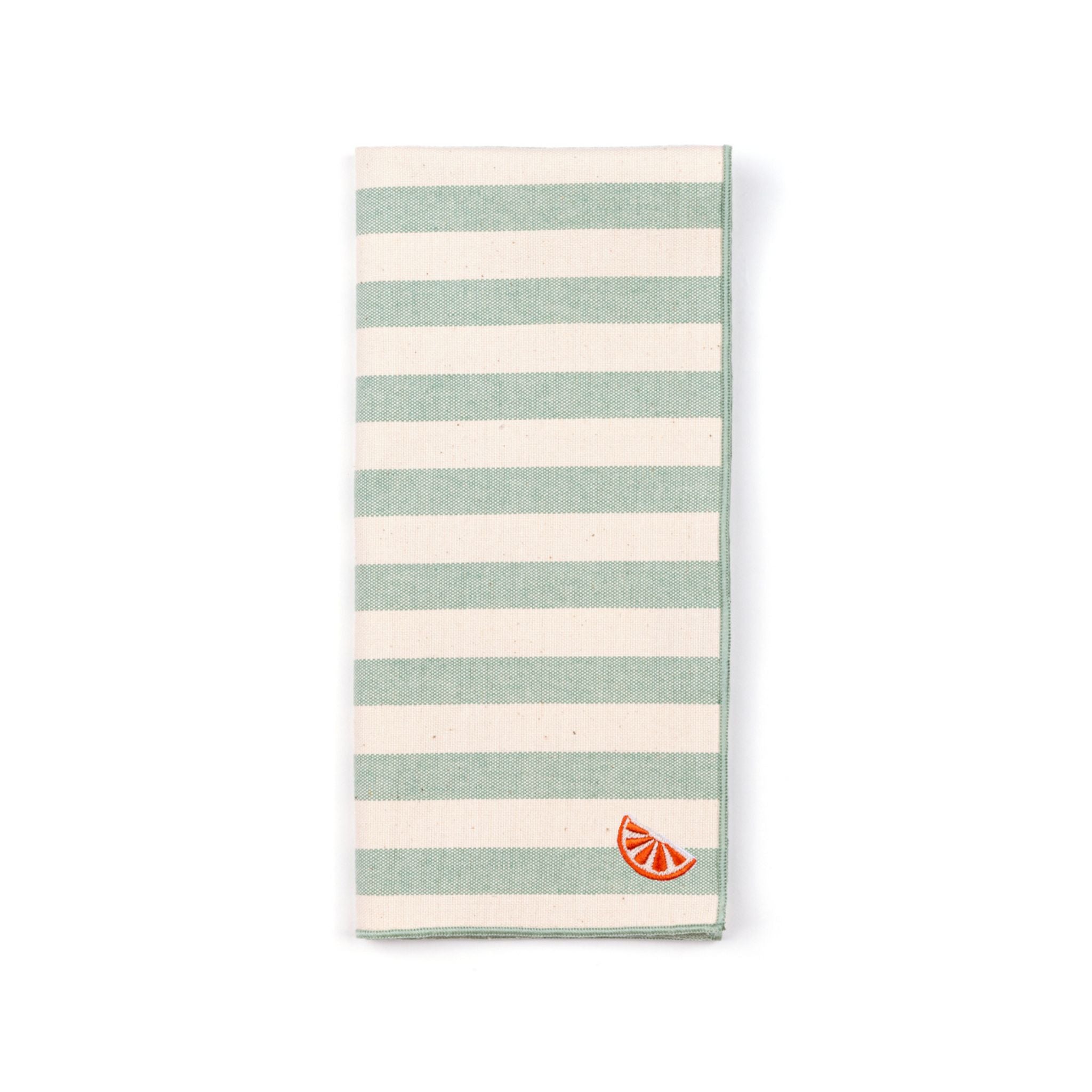 Guardanapos Barra com bordados de fruta