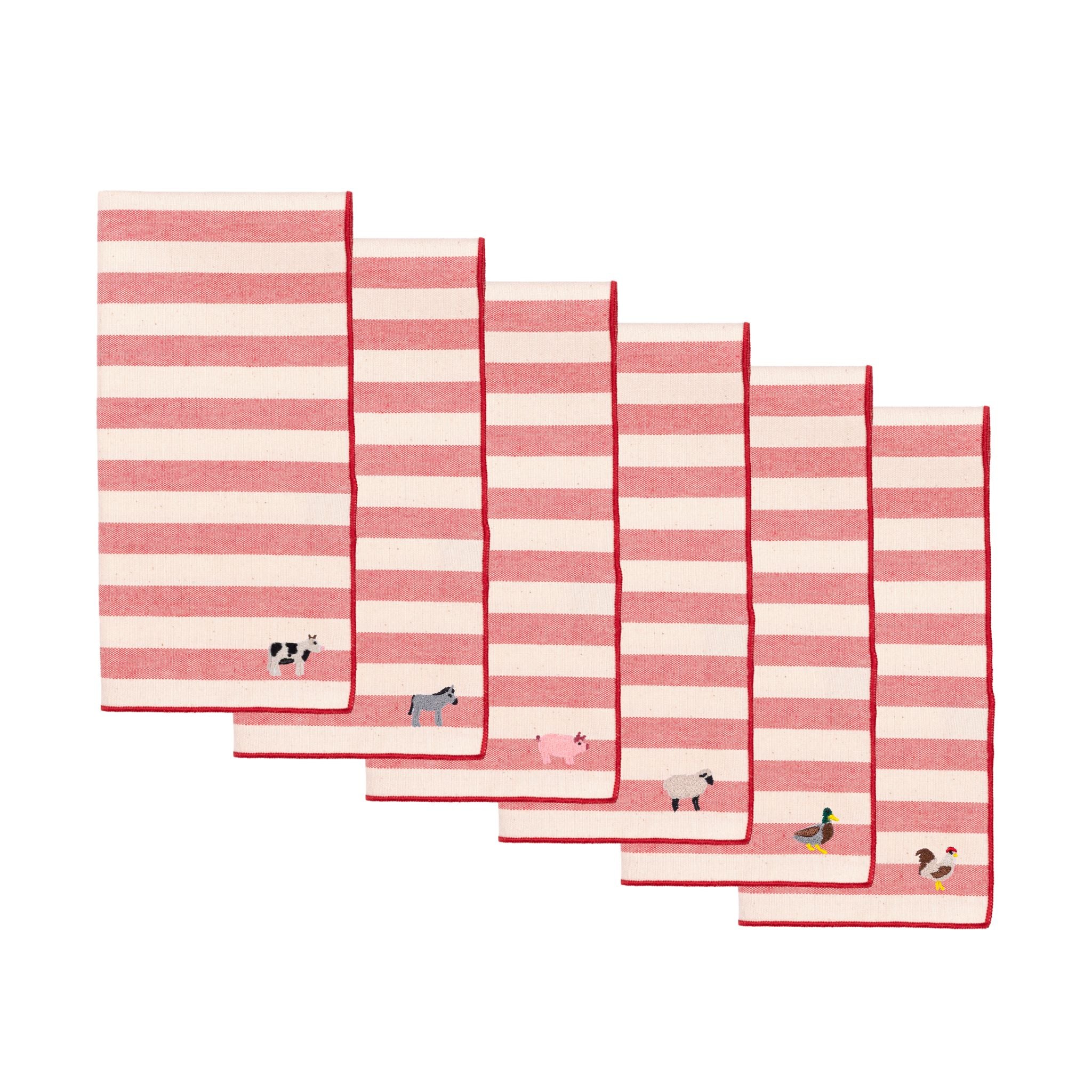 Barra napkins with farm embroidery - Torres Novas