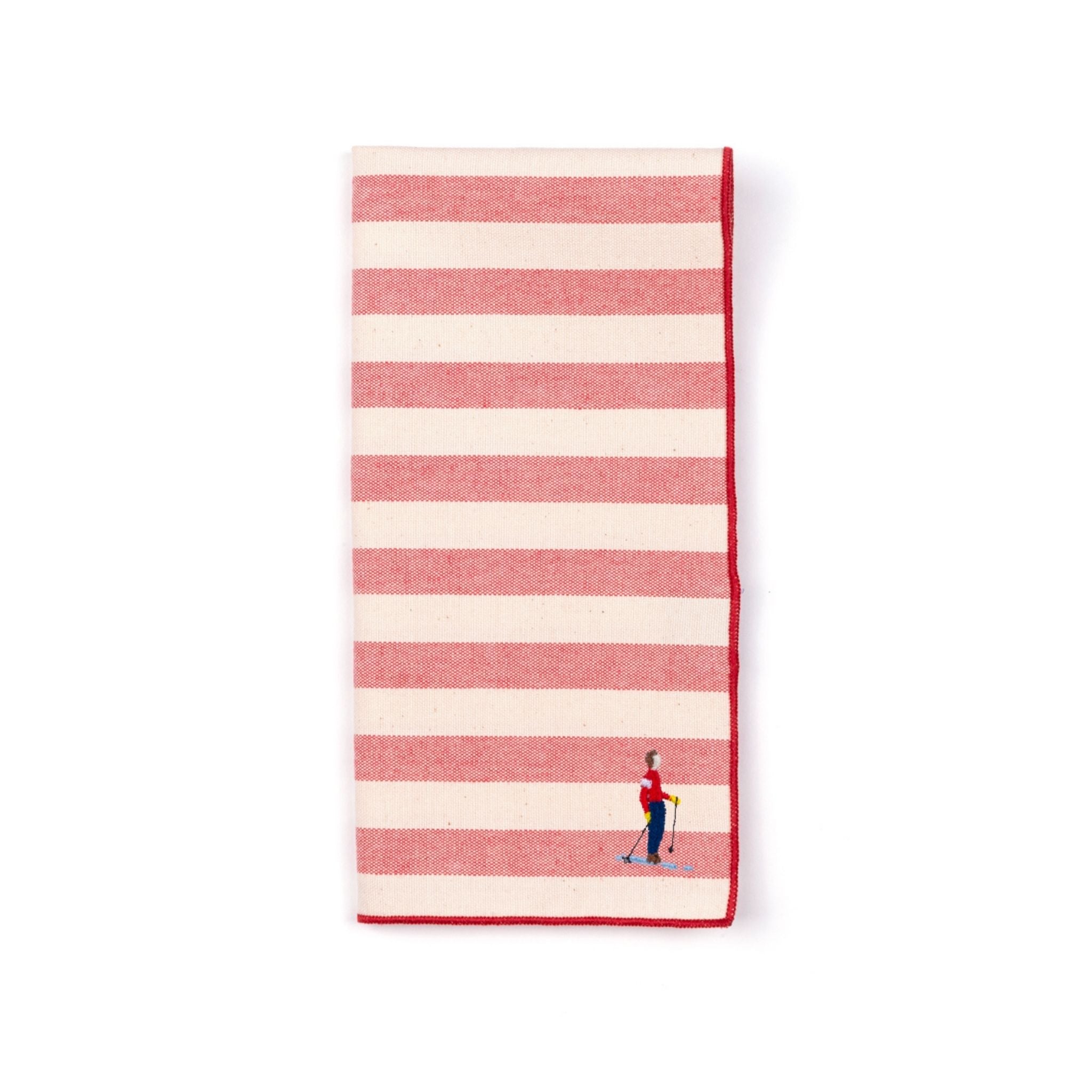 Servilleta barra con deportistas retro