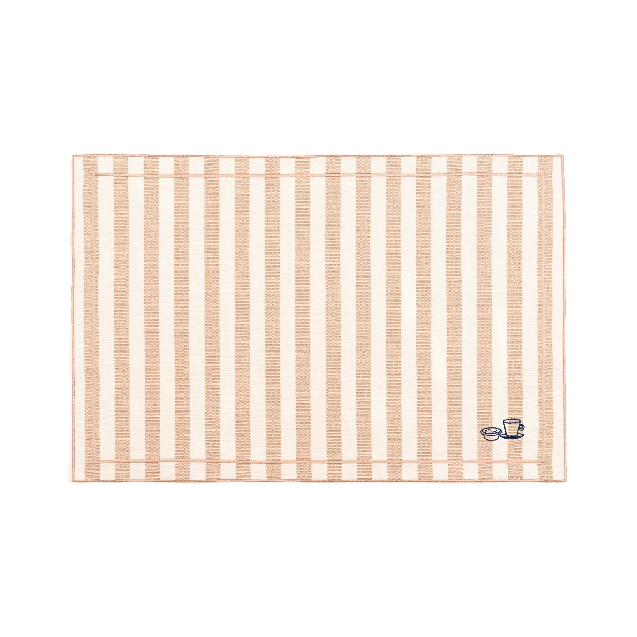 Barra cotton table linen with embroidered Portugal-inspired motifs