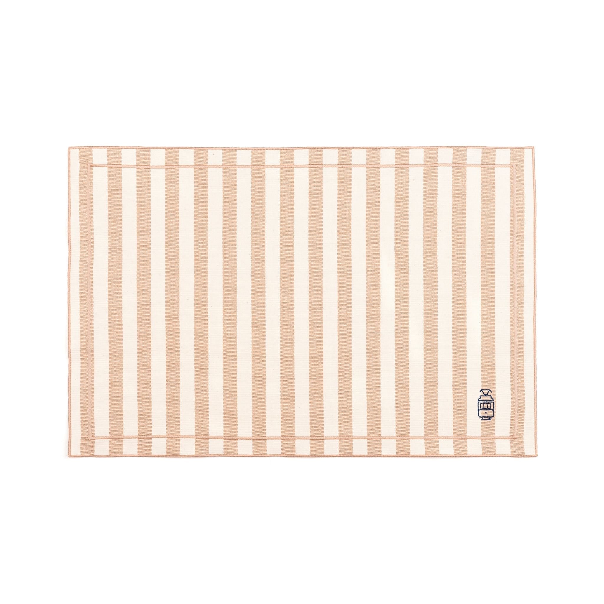 Barra cotton table linen with embroidered Portugal-inspired motifs