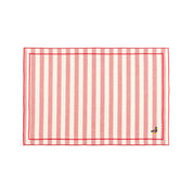 Barra cotton table linen with embroidered farm animals