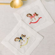 Mafra lino con bordado navideño