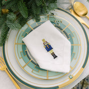 Mafra lino con bordado navideño