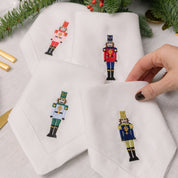 Mafra lino con bordado navideño