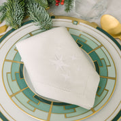 Mafra lino con bordado navideño