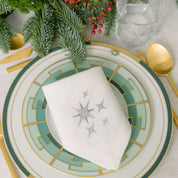 Mafra lino con bordado navideño