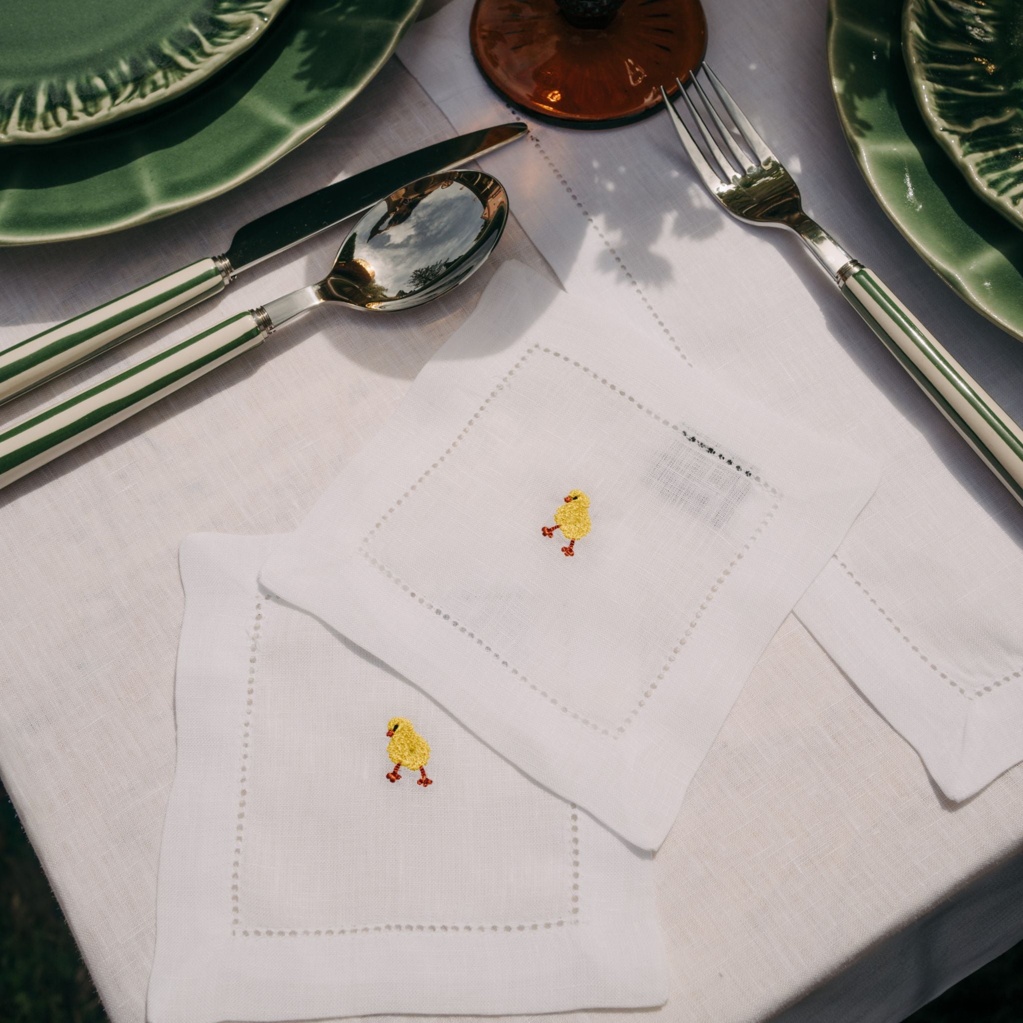 Serviettes Mafra avec broderie de Pâques